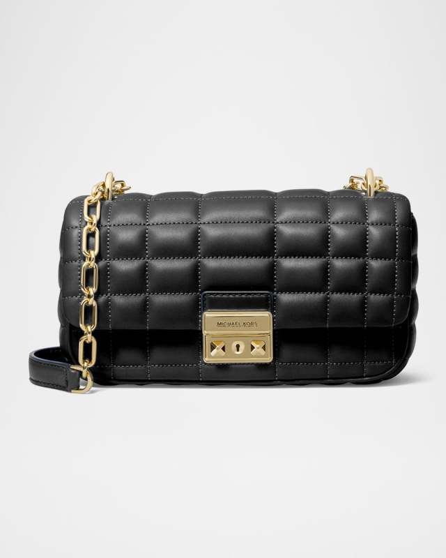 Tribeca Small Convertible Quilted Leather Shoulder Bag
